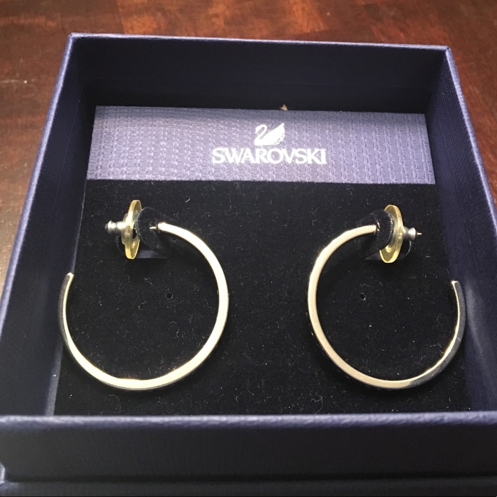 Swarovski Hoop Earrings